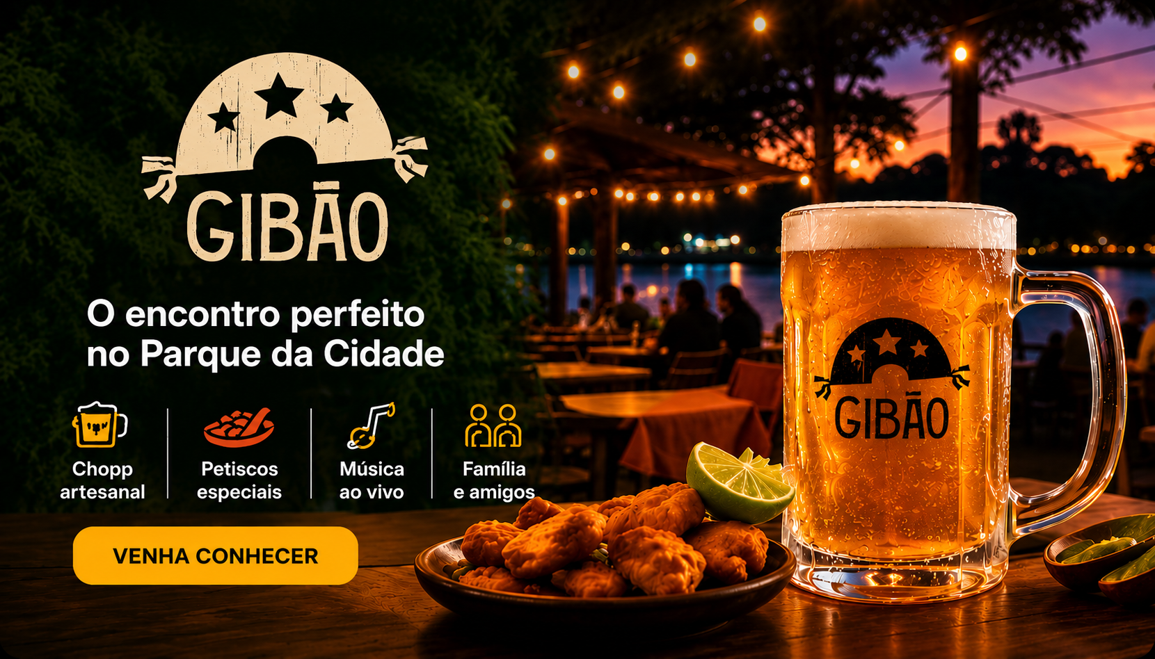 Gibao, o encontro perfeito no Parque da Cidade